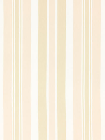 SCALAMANDRE  MAYFAIR COTTON STRIPE FABRIC PINK SAND   - SC 000127112 NEW SKU # SC271120001
