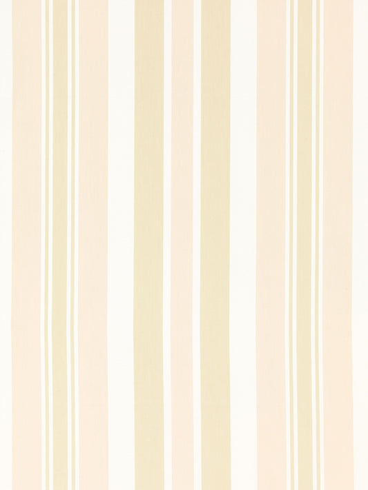 SCALAMANDRE  MAYFAIR COTTON STRIPE FABRIC PINK SAND   - SC 000127112