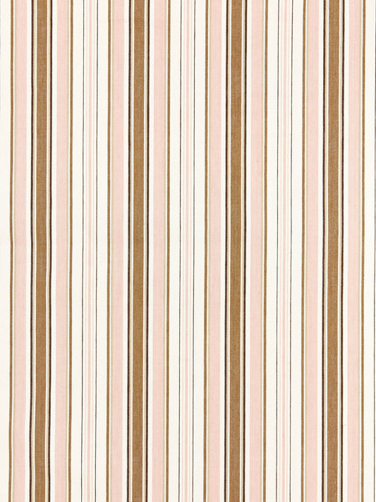 SCALAMANDRE OUTLET  FABRIC ANDOVER COTTON STRIPE  FABRIC BLUSH   - SC 000127113