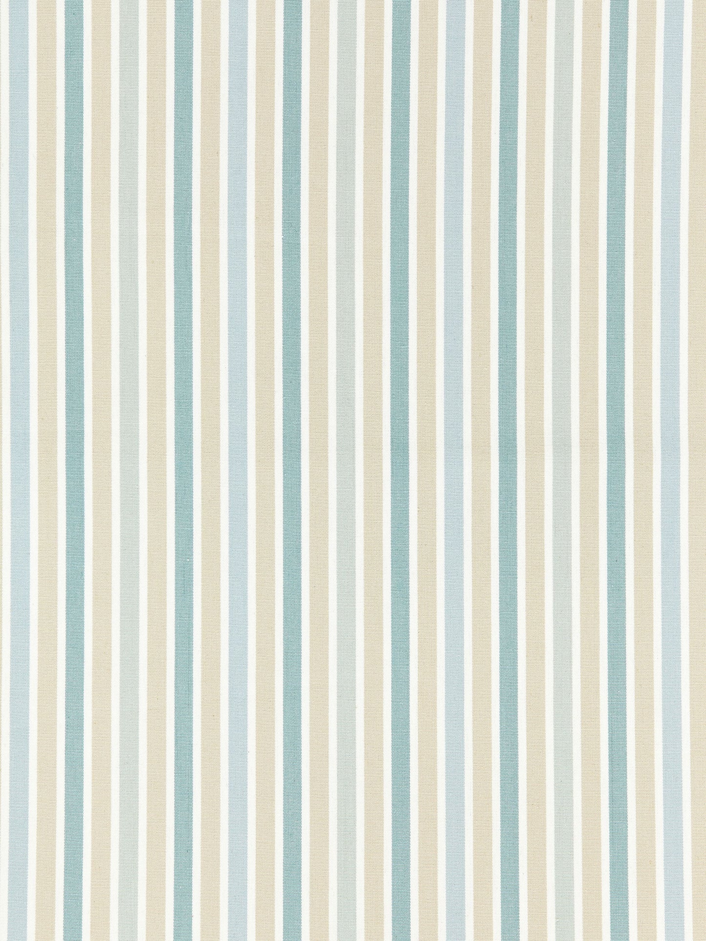 SCALAMANDRE  LEEDS COTTON STRIPE FABRIC SEAGLASS   - SC 000127114