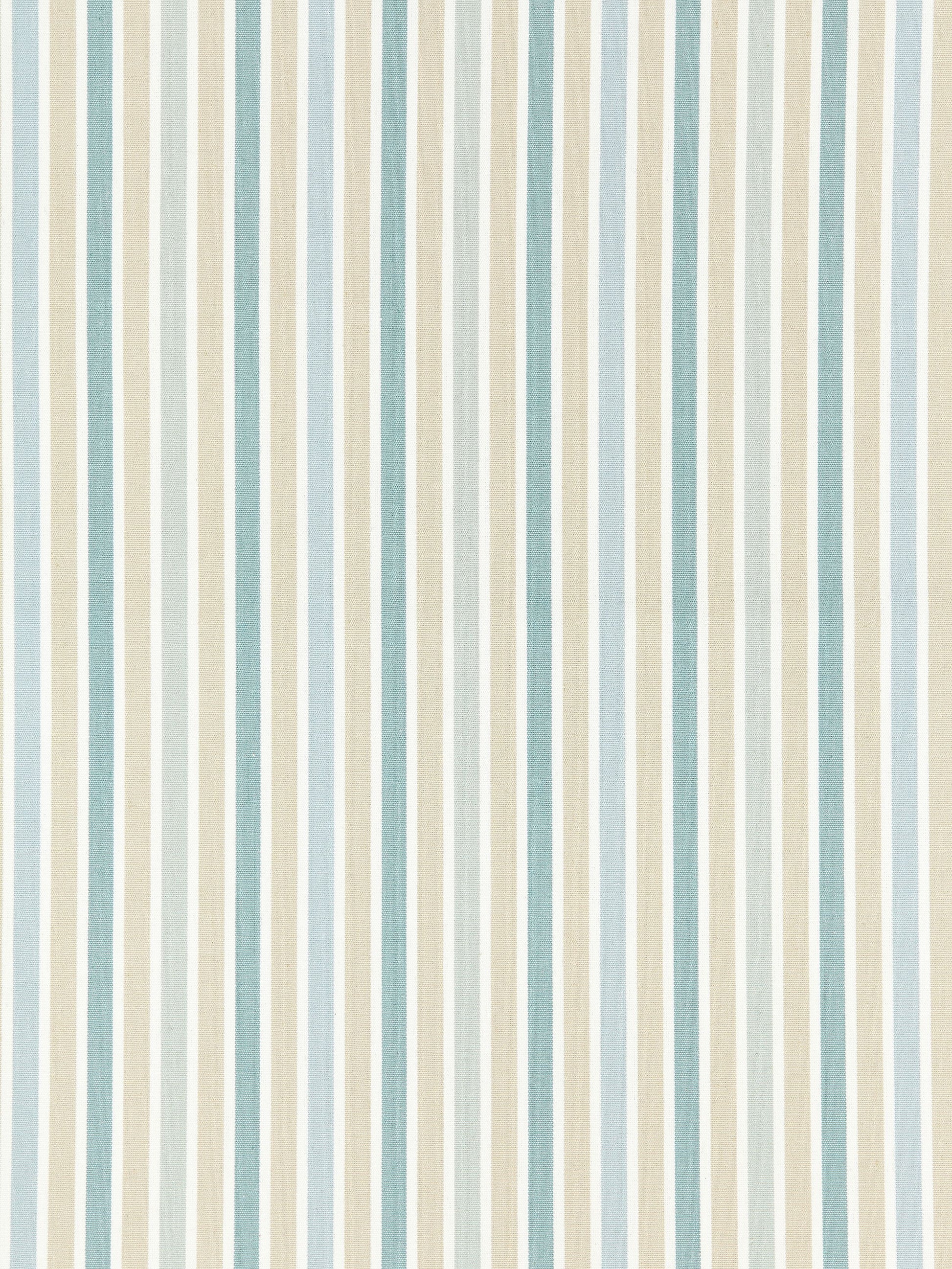 SCALAMANDRE  LEEDS COTTON STRIPE FABRIC SEAGLASS   - SC 000127114