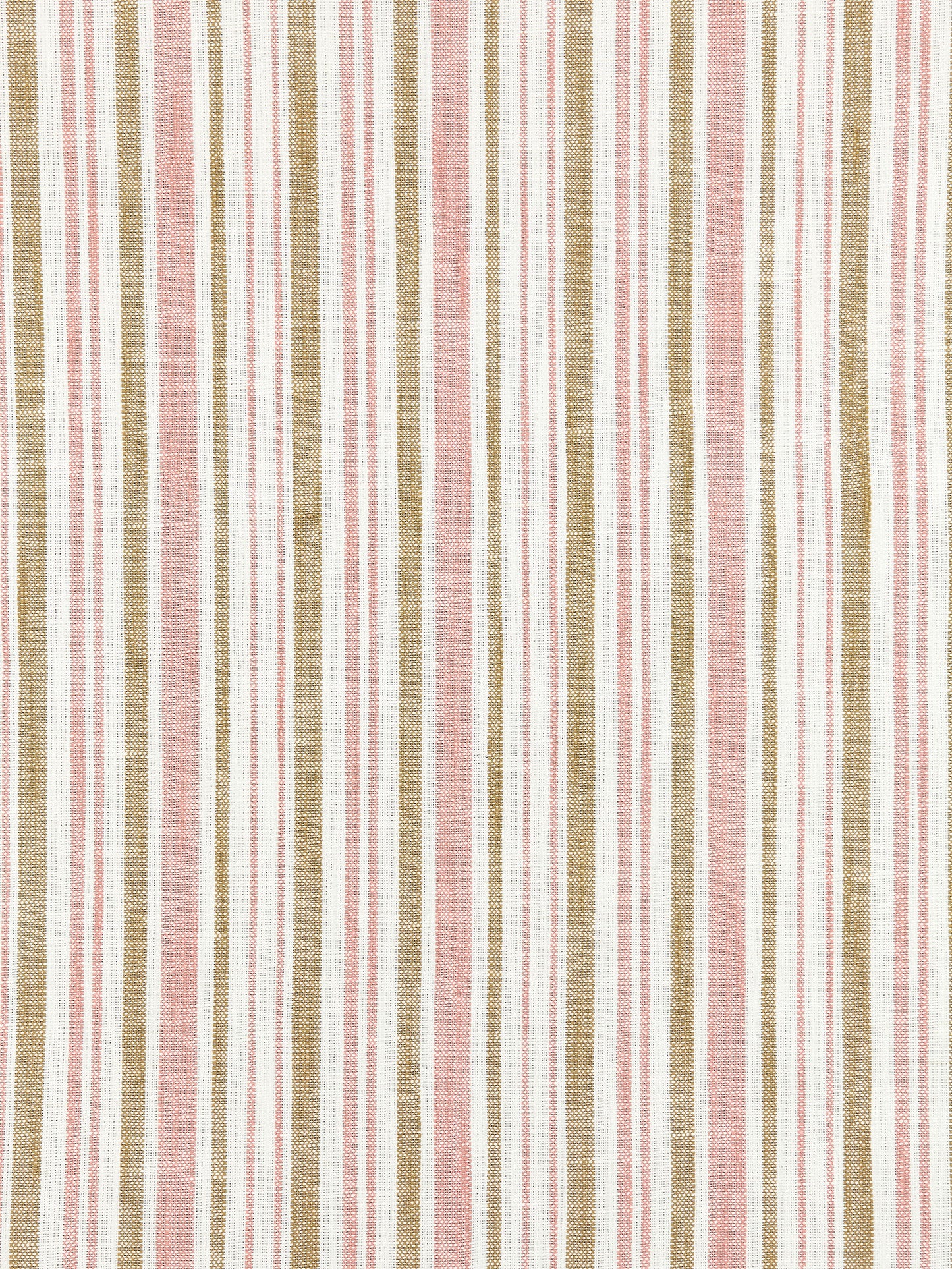 SCALAMANDRE  PEMBROKE STRIPE FABRIC PINK SAND   - SC 000127116