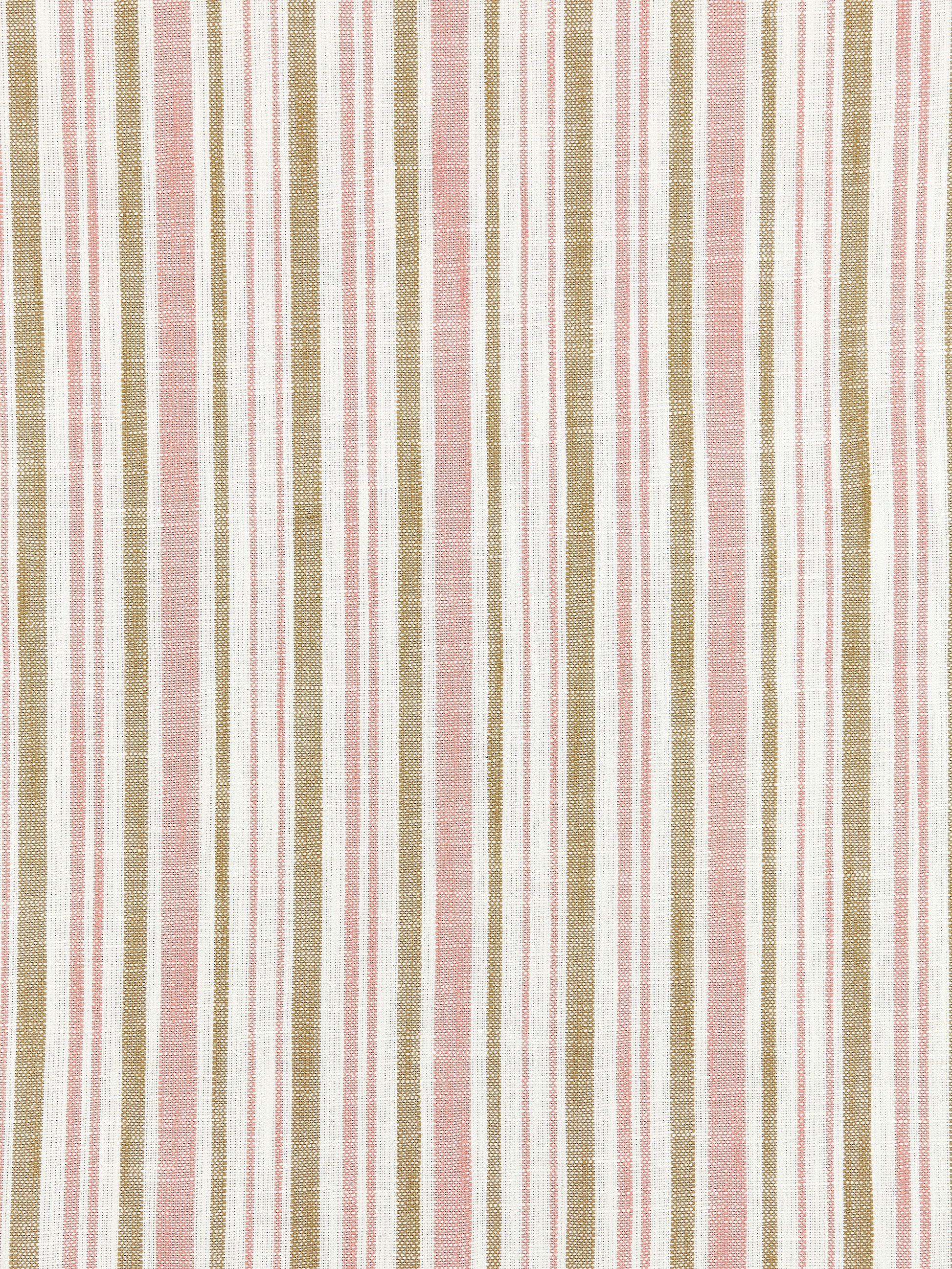 SCALAMANDRE  PEMBROKE STRIPE FABRIC PINK SAND   - SC 000127116