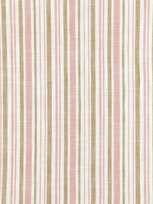 SCALAMANDRE  PEMBROKE STRIPE FABRIC PINK SAND   - SC 000127116