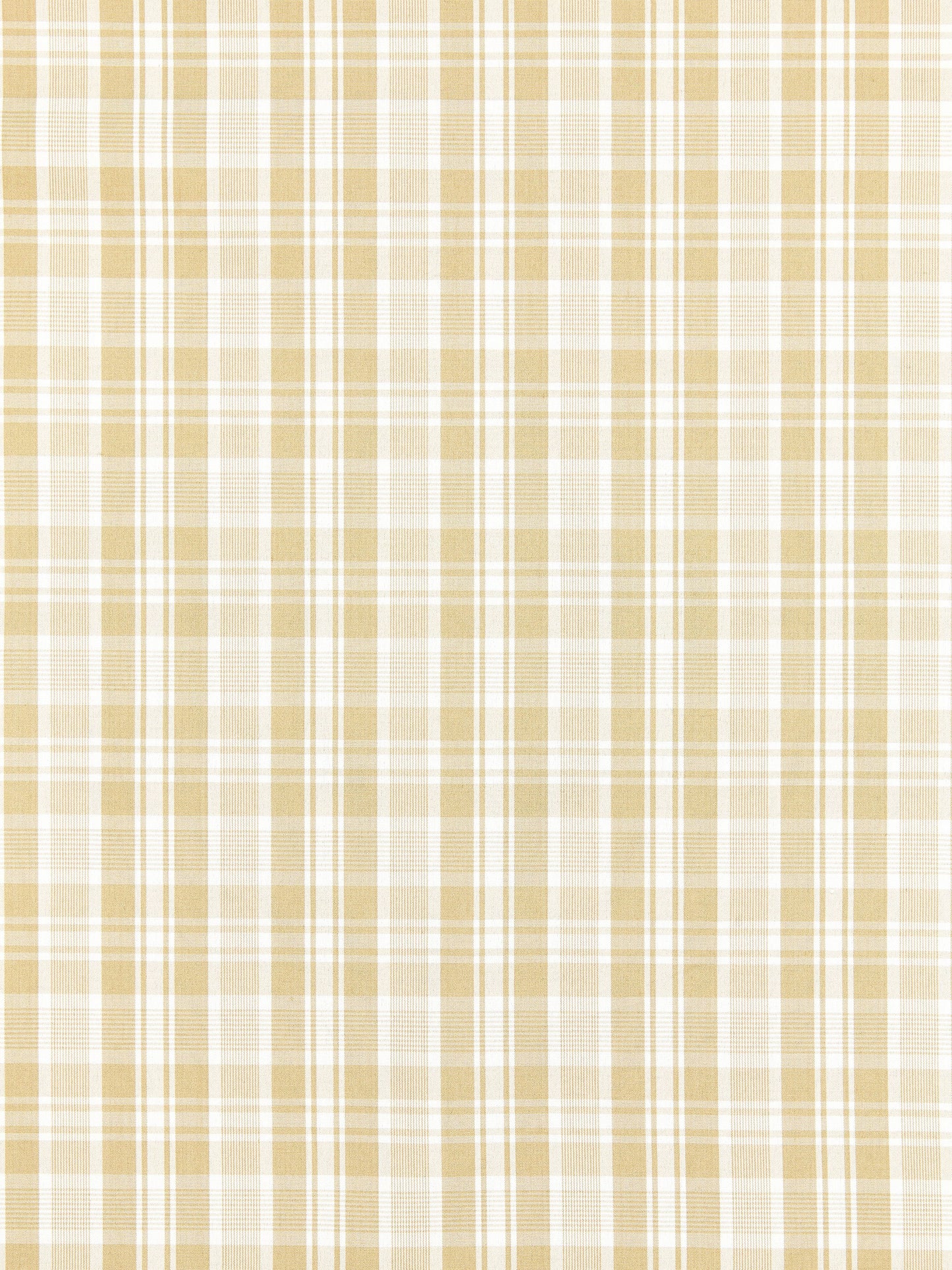 SCALAMANDRE  PRESTON COTTON PLAID FABRIC CAMEL   - SC 000127122