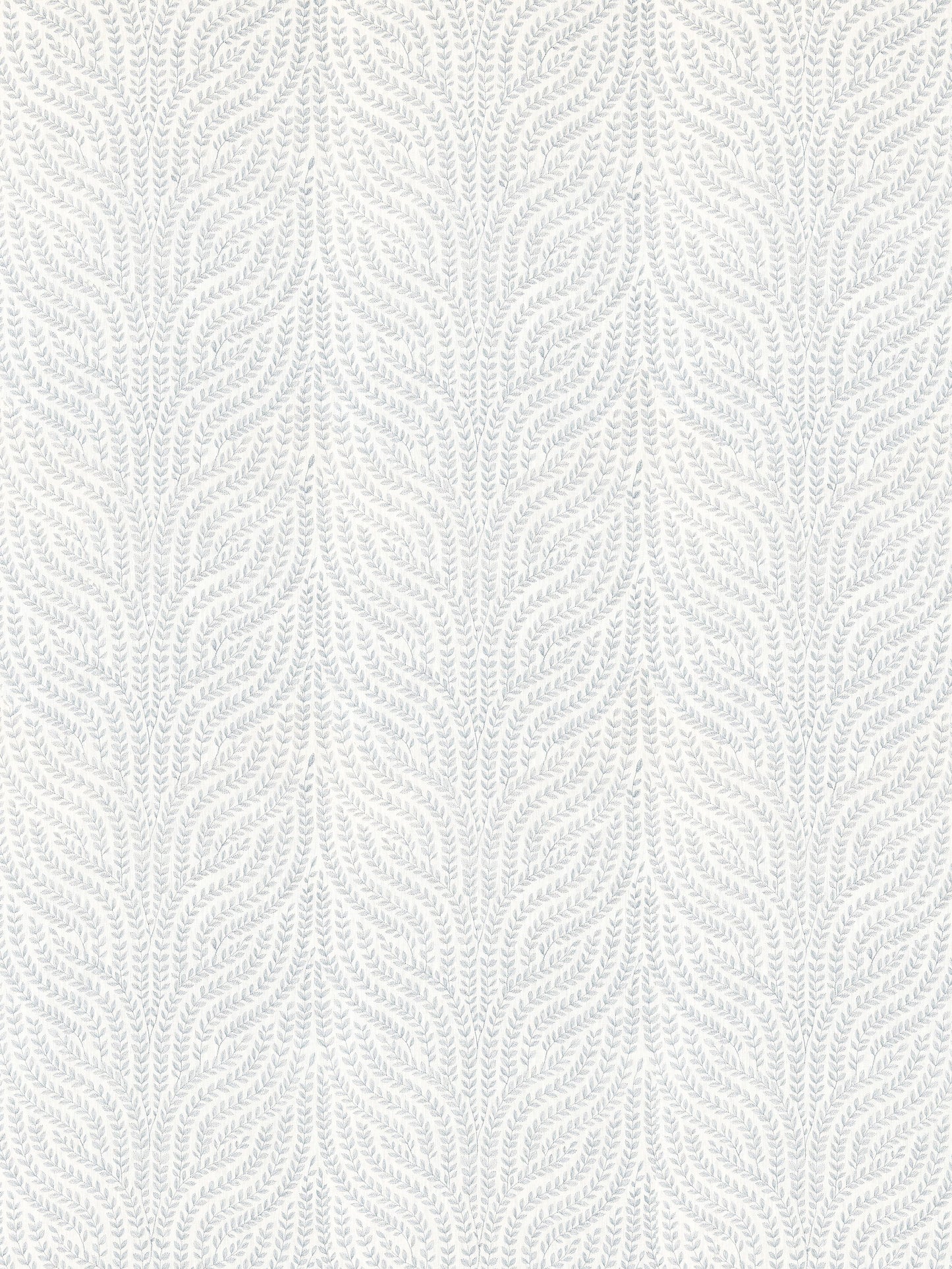 SCALAMANDRE  WILLOW VINE EMBROIDERY FABRIC AQUAMARINE   - SC 000127125 NEW SKU # SC271250001
