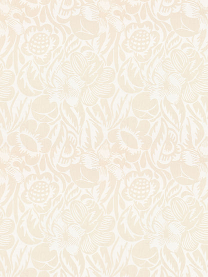 SCALAMANDRE  DECO FLOWER FABRIC LINEN   - SC 000127131 NEW SKU # SC271310001