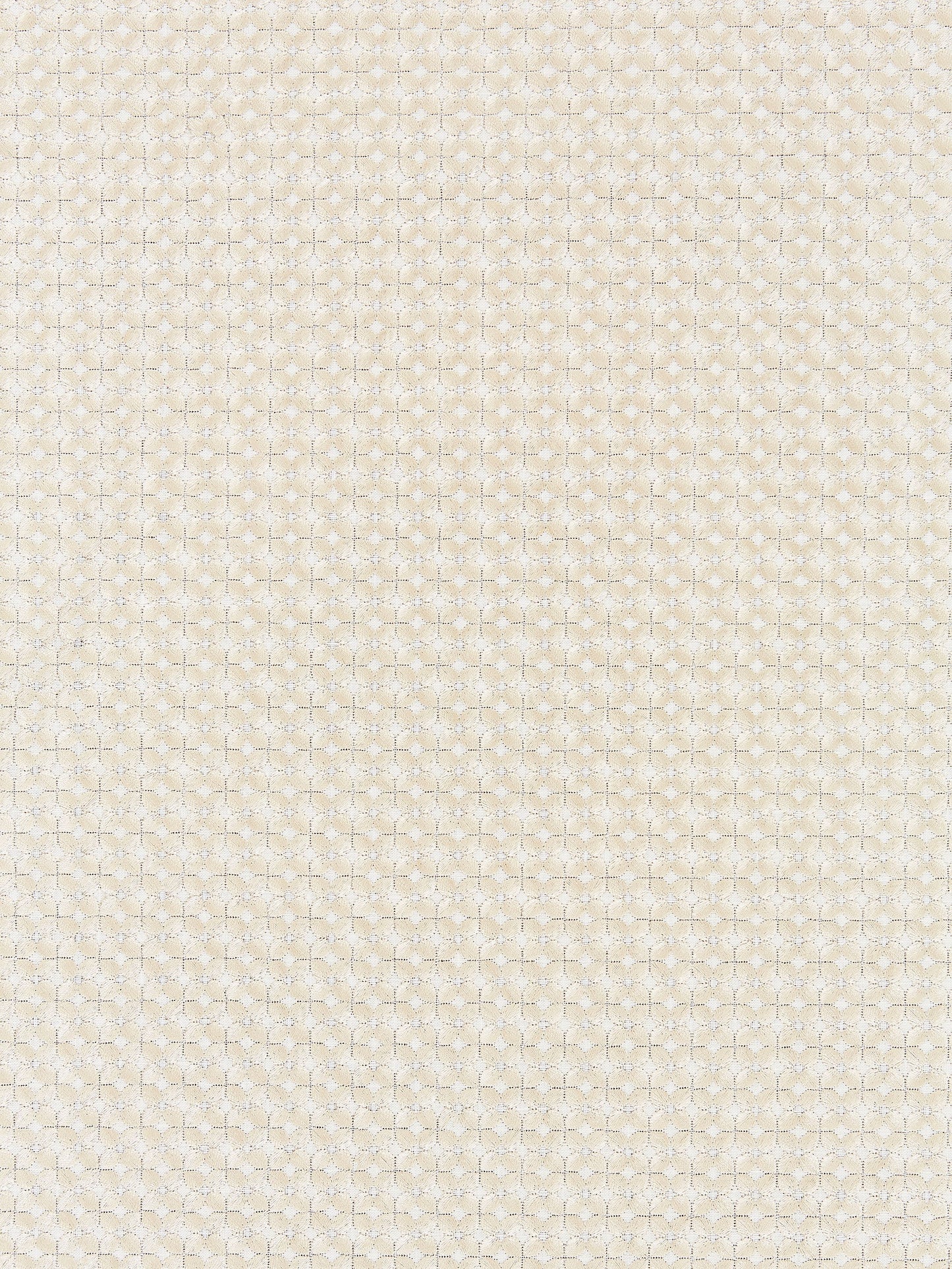 SCALAMANDRE  FLORET EMBROIDERY FABRIC CHAMPAGNE   - SC 000127133