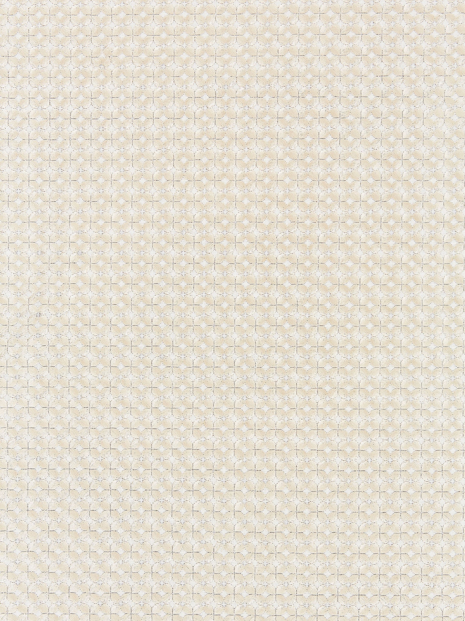 SCALAMANDRE  FLORET EMBROIDERY FABRIC CHAMPAGNE   - SC 000127133