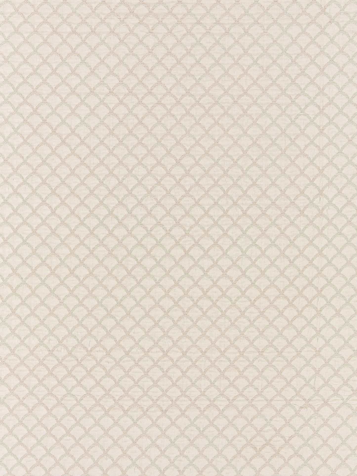 SCALAMANDRE  SCALLOP WEAVE FABRIC OYSTER   - SC 000127137