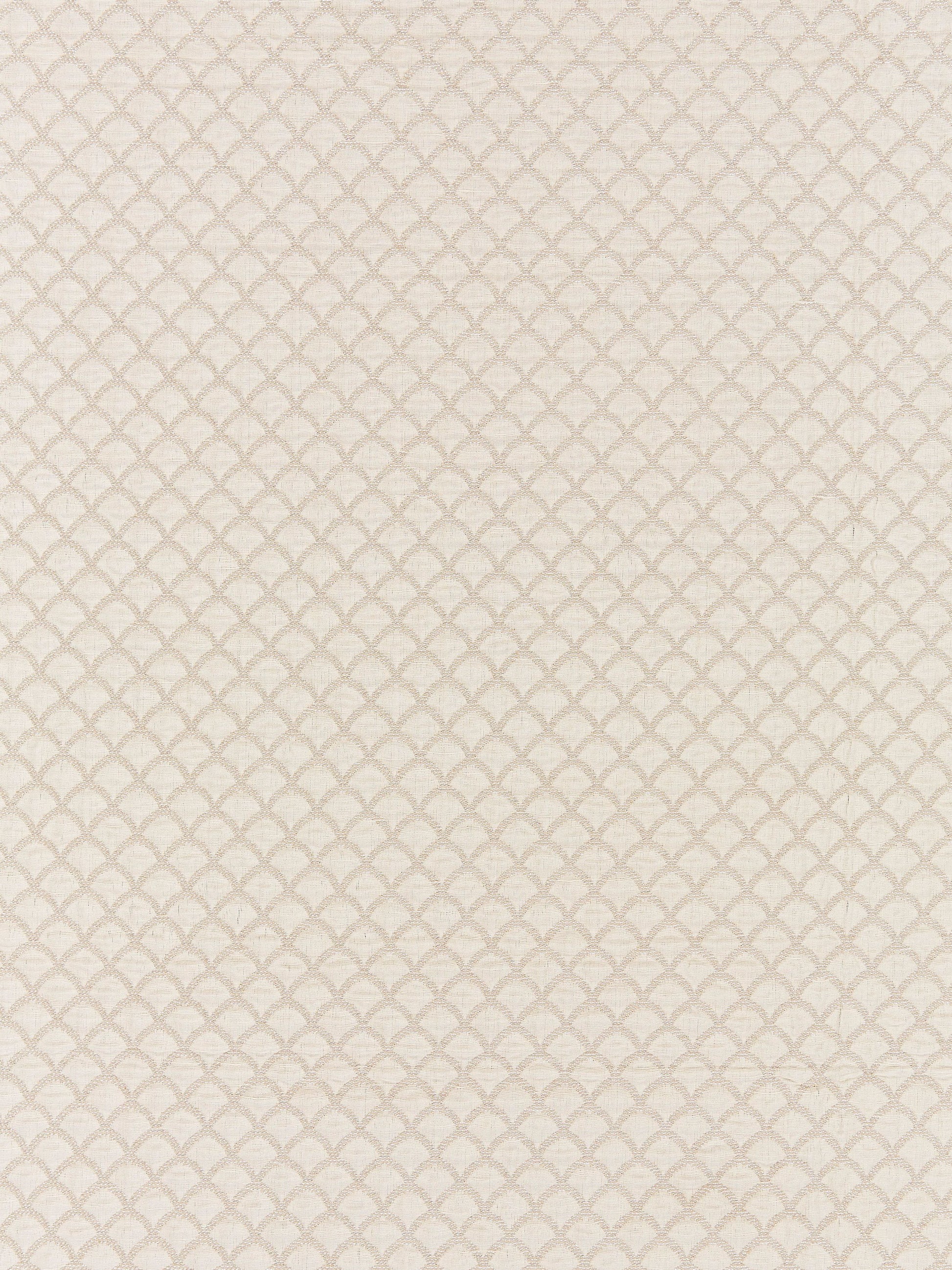 SCALAMANDRE  SCALLOP WEAVE FABRIC OYSTER   - SC 000127137