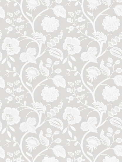 SCALAMANDRE  KENSINGTON EMBROIDERY FABRIC FLAX   - SC 000127151 NEW SKU # SC271510001