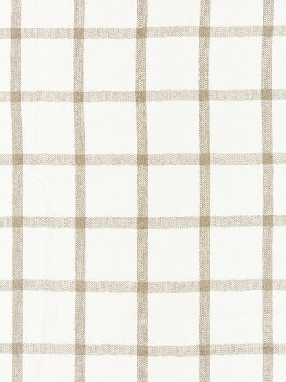 SCALAMANDRE  WILTON LINEN CHECK FABRIC LINEN   - SC 000127152 NEW SKU # SC271520001