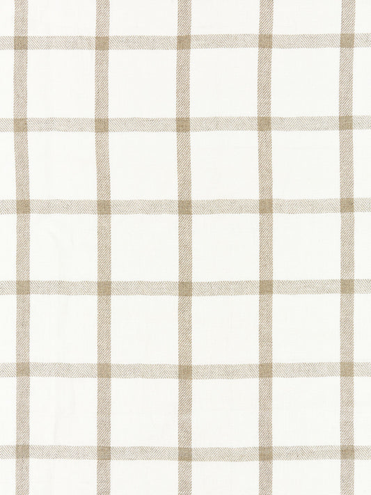 SCALAMANDRE  WILTON LINEN CHECK FABRIC LINEN   - SC 000127152