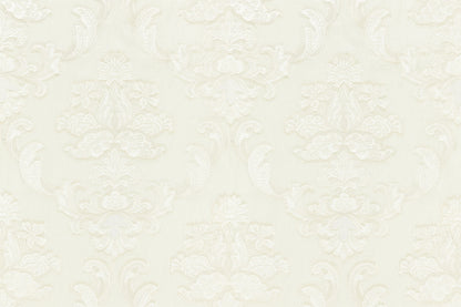 SCALAMANDRE  CORNELIA DAMASK EMBROIDERY FABRIC IVORY   - SC 000127160 NEW SKU # SC271600001