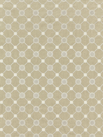 SCALAMANDRE  GUSTAVIAN DIAMOND FABRIC FLAX   - SC 000127161 NEW SKU # SC271610001