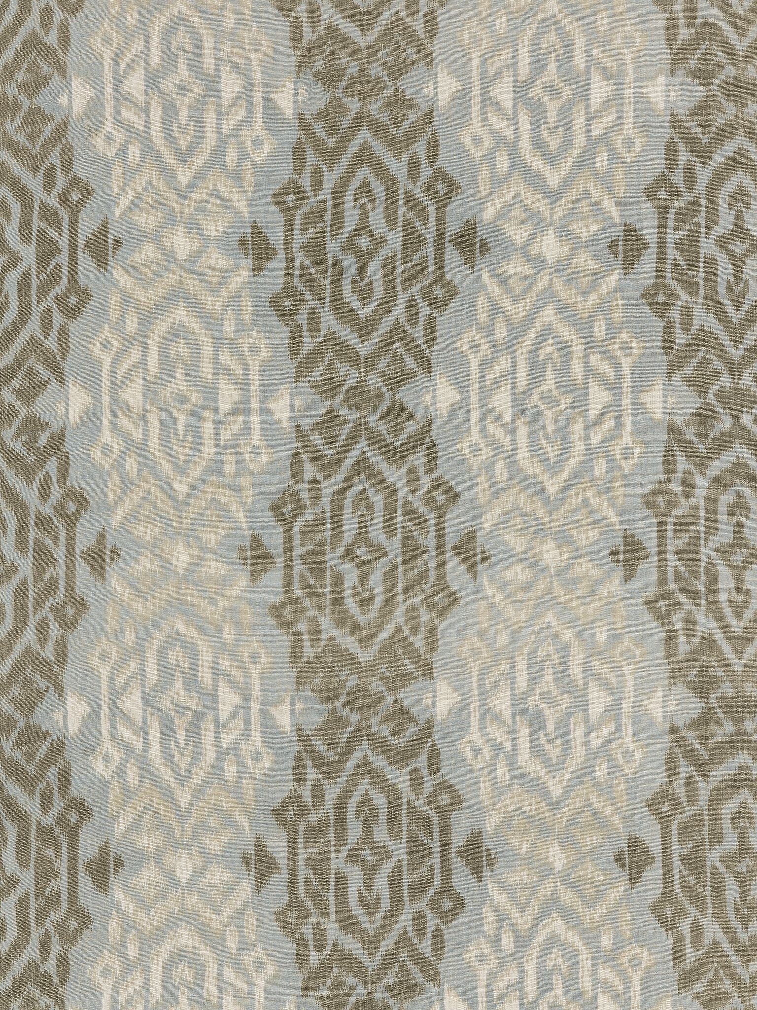 SCALAMANDRE  SUMATRA IKAT WEAVE FABRIC BLUESTONE   - SC 000127167