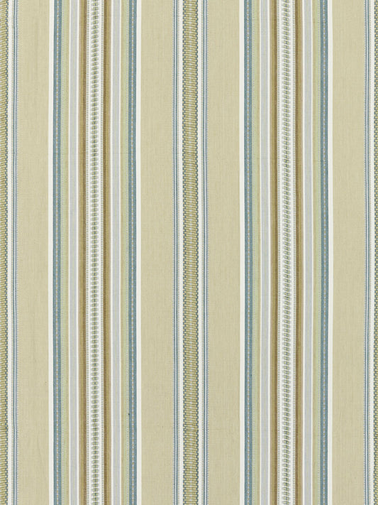 SCALAMANDRE  CYRUS COTTON STRIPE FABRIC PRAIRIE   - SC 000127180