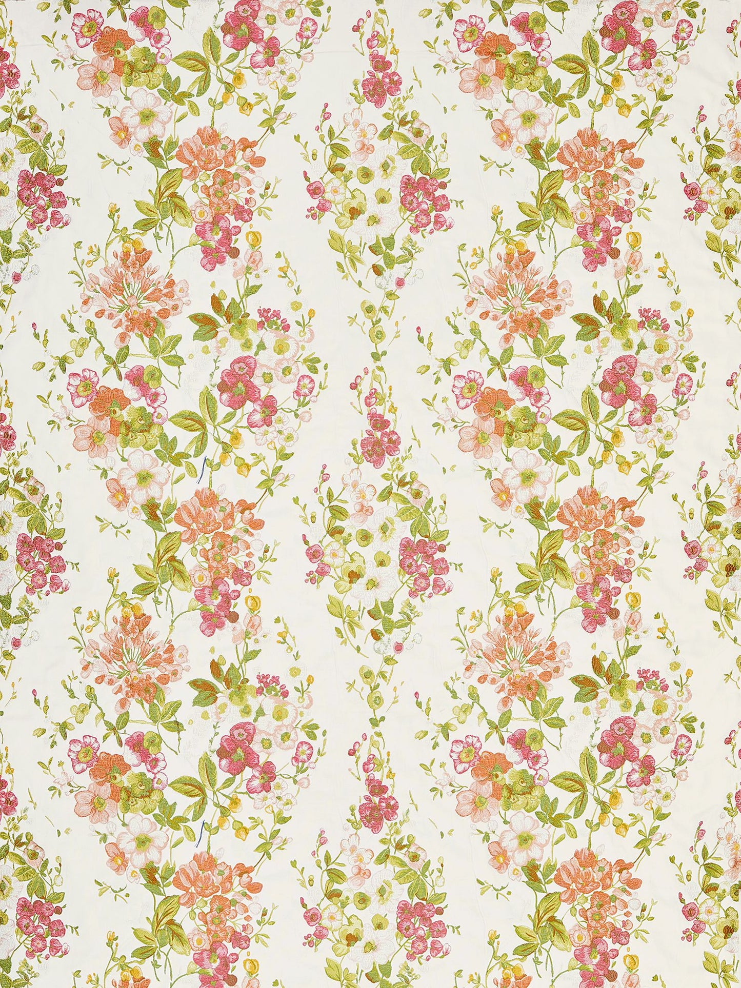 SCALAMANDRE  ANTONELLA LAMPAS FABRIC BLOSSOM   - SC 000127224 NEW SKU # SC272240001