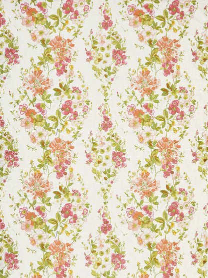 SCALAMANDRE  ANTONELLA LAMPAS FABRIC BLOSSOM   - SC 000127224 NEW SKU # SC272240001