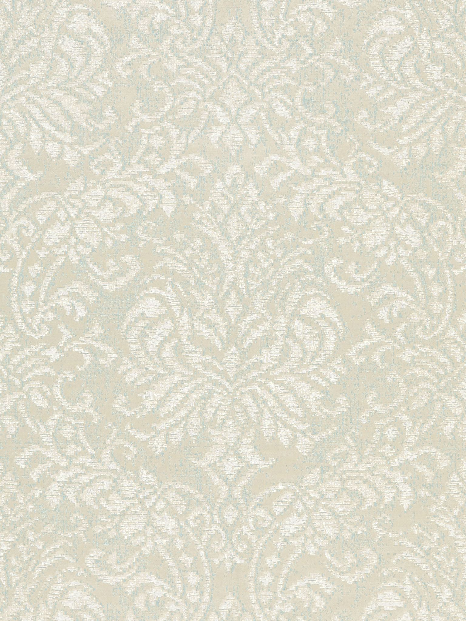 SCALAMANDRE  CAMILLE DAMASK FABRIC LATTE   - SC 000127226