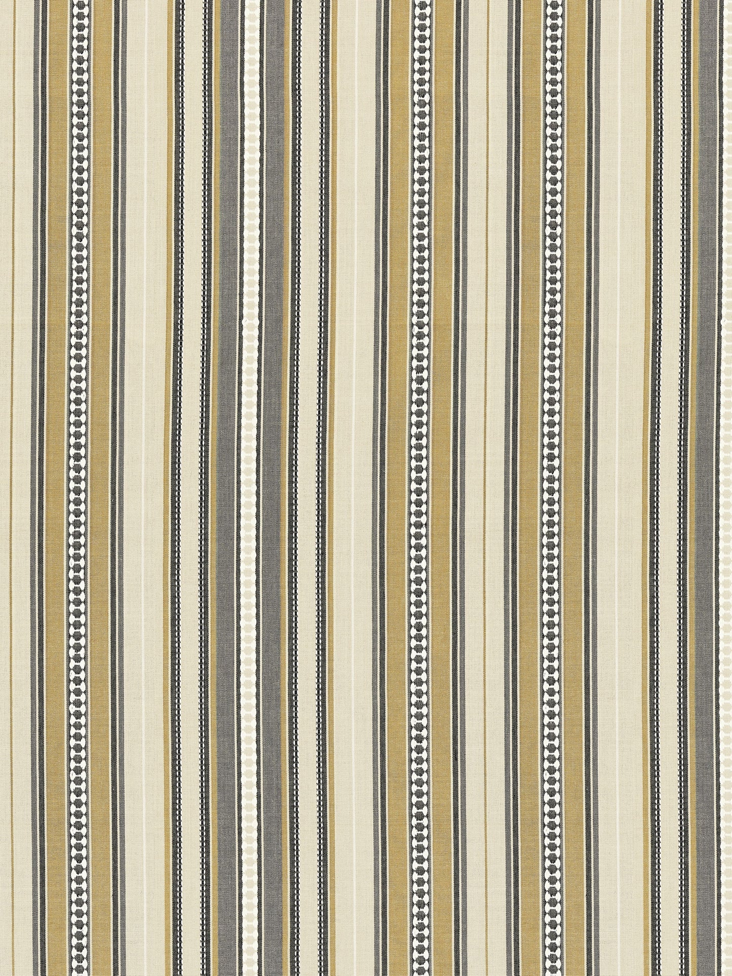 SCALAMANDRE  NILE STRIPE FABRIC DESERT   - SC 000127253