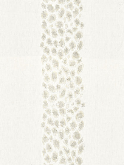 SCALAMANDRE  CATWALK EMBROIDERY FABRIC PEARL   - SC 000127255 NEW SKU # SC272550001