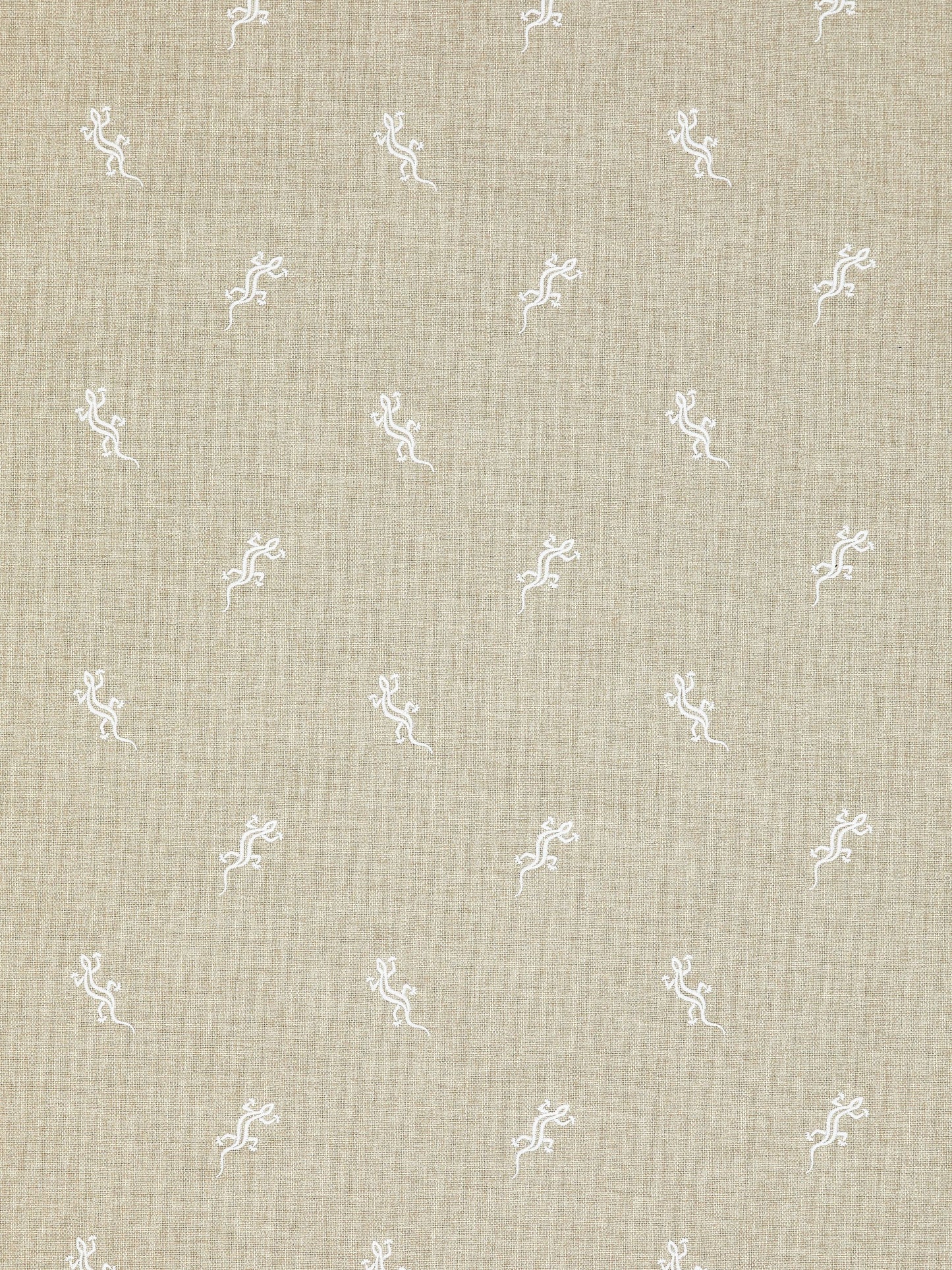 SCALAMANDRE  GECKO EMBROIDERY - OUTDOOR FABRIC LIMESTONE   - SC 000127319