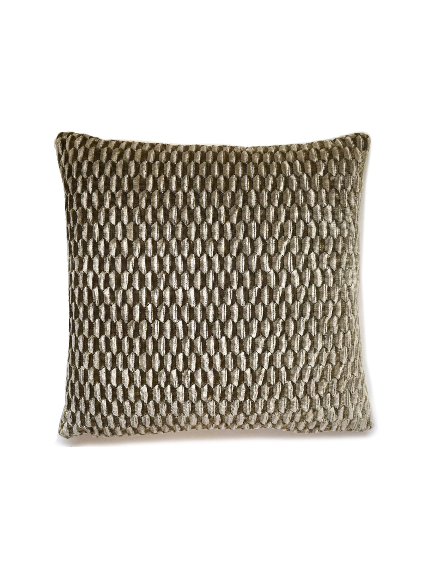 SCALAMANDRE PILLOWS   GEOMETRIC SQUARE    - SC 0001ALLEPILL NEW SKU # SCALLEPILL0001