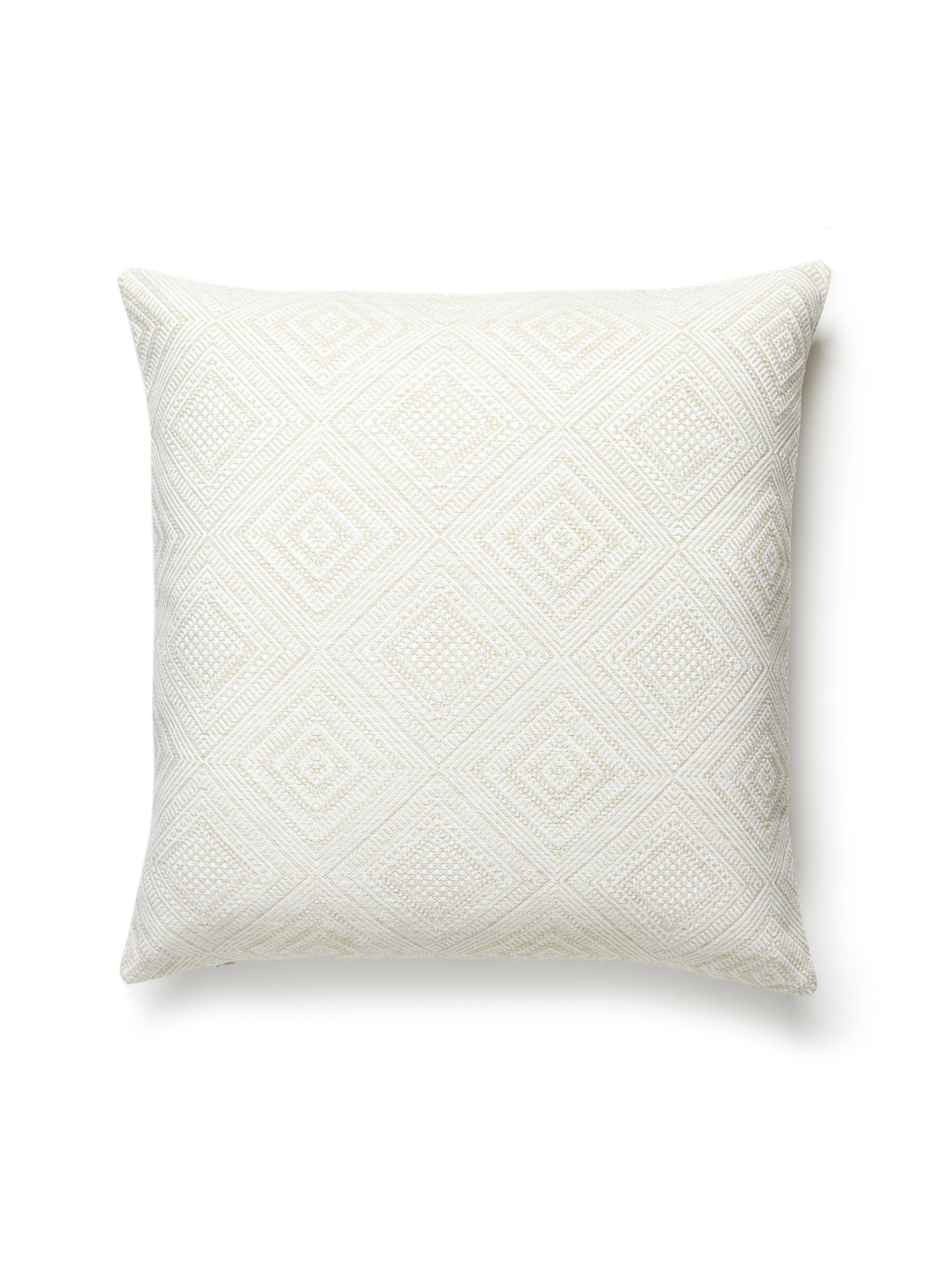 SCALAMANDRE PILLOWS   DIAMOND / OGEE 
GEOMETRIC SQUARE    - SC 0001ANTGPILL