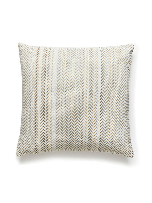 SCALAMANDRE PILLOWS   CHEVRON / HERRINGBONE 
STRIPE SQUARE    - SC 0001ARROPILL NEW SKU # SCARROPILL0001