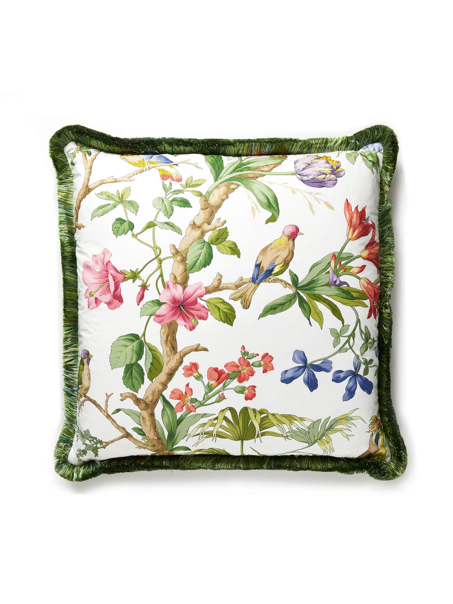 SCALAMANDRE PILLOWS   BIRD / ANIMAL 
BOTANICAL / FOLIAGE 
FLORAL SQUARE    - SC 0001BELIPILL