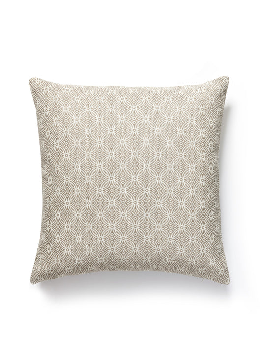 SCALAMANDRE PILLOWS   FRETWORK / LATTICE 
SMALL SCALE SQUARE    - SC 0001CAPEPILL