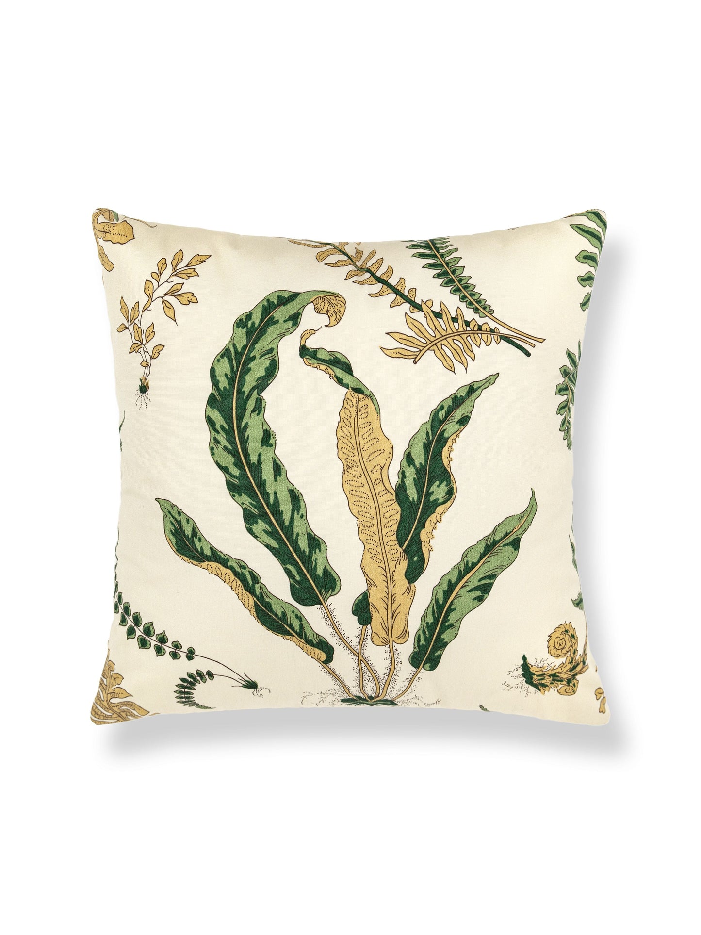 SCALAMANDRE PILLOWS   BOTANICAL / FOLIAGE SQUARE    - SC 0001ELSIEOUT NEW SKU # SCELSIEOUT0001