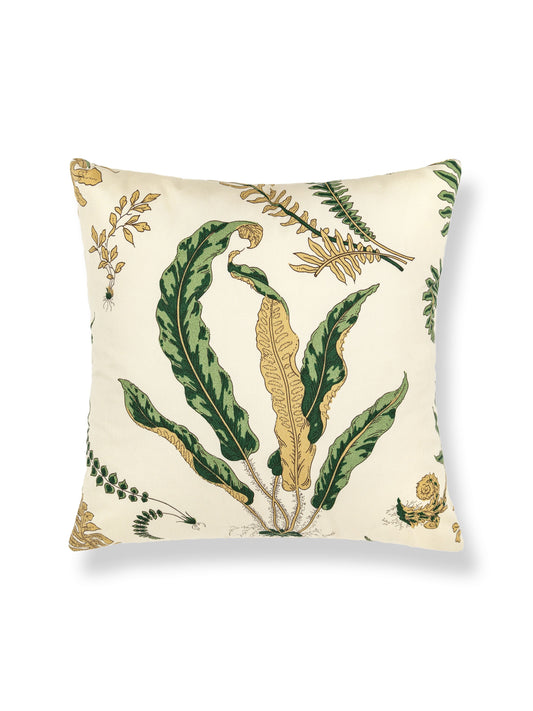 SCALAMANDRE PILLOWS   BOTANICAL / FOLIAGE SQUARE    - SC 0001ELSIEOUT NEW SKU # SCELSIEOUT0001
