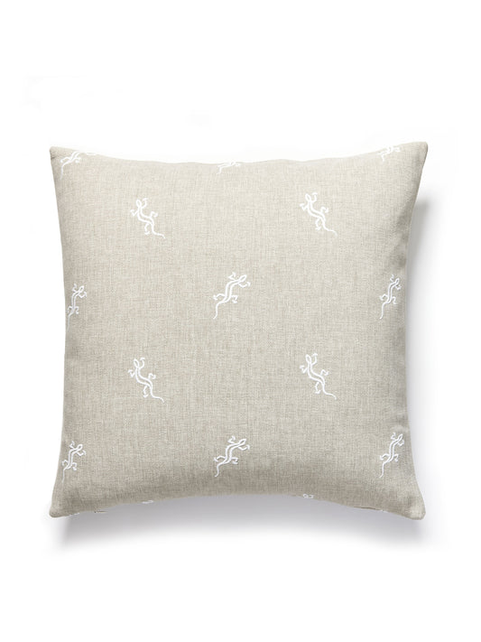 SCALAMANDRE PILLOWS   BIRD / ANIMAL SQUARE    - SC 0001GECKPILL