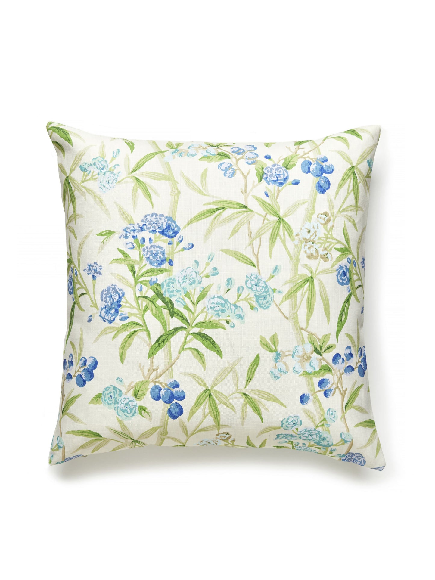 SCALAMANDRE PILLOWS   BOTANICAL / FOLIAGE 
FLORAL SQUARE    - SC 0001LANAIPILL