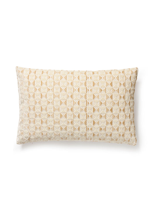 SCALAMANDRE PILLOWS   GEOMETRIC 
SMALL SCALE 
STRIE LUMBAR    - SC 0001LBDK27324 NEW SKU # SCLBDK273240001