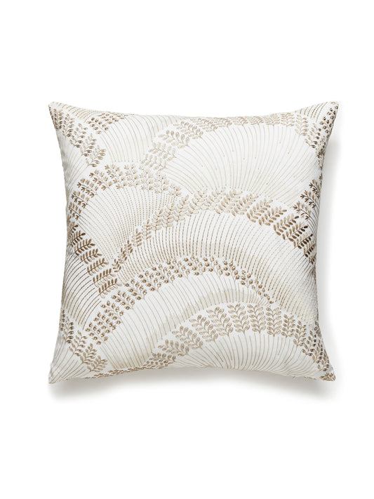 SCALAMANDRE PILLOWS   BOTANICAL / FOLIAGE SQUARE    - SC 0001LOVEPILL NEW SKU # SCLOVEPILL0001