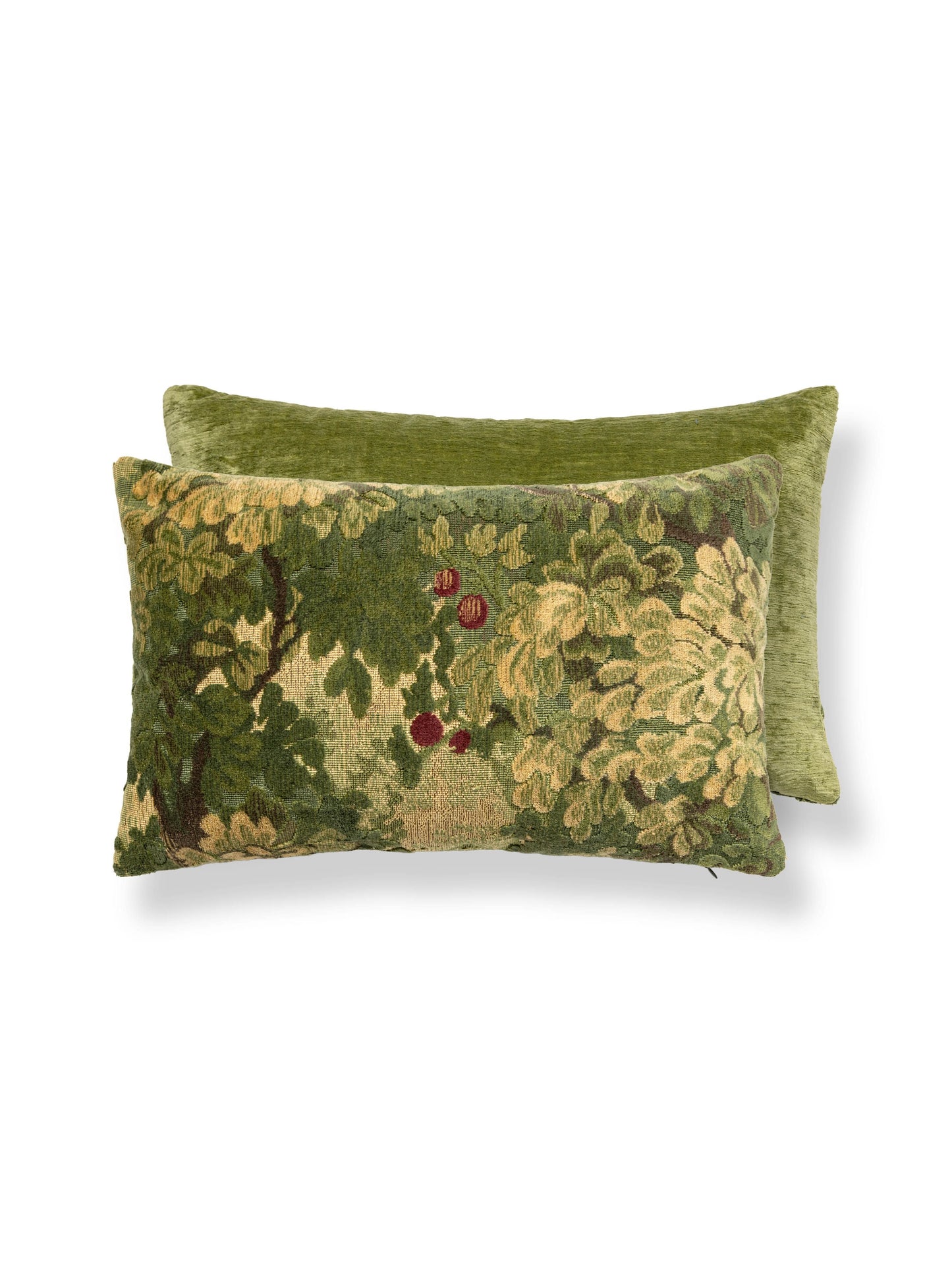 SCALAMANDRE PILLOWS   BOTANICAL / FOLIAGE LUMBAR    - SC 0001MBDK26420 NEW SKU # SCMBDK264200001
