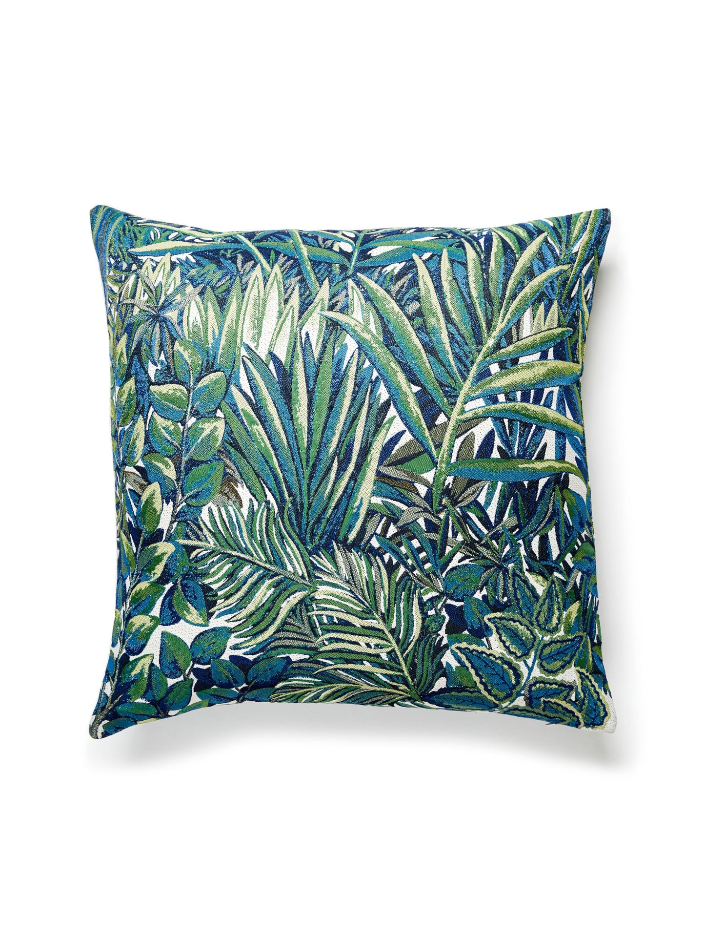 SCALAMANDRE PILLOWS   BOTANICAL / FOLIAGE SQUARE    - SC 0001PLAYAPILL NEW SKU # SCPLAYAPILL0001
