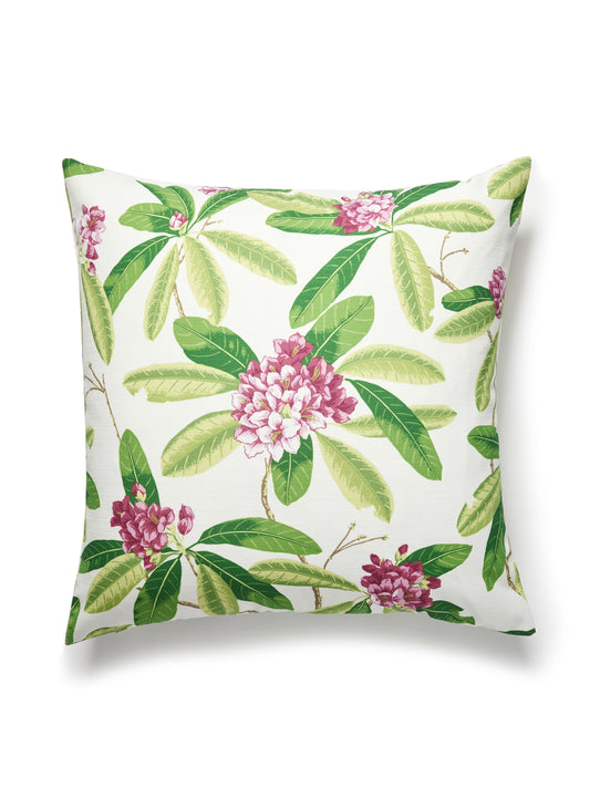 SCALAMANDRE PILLOWS   BOTANICAL / FOLIAGE 
FLORAL SQUARE    - SC 0001RHODMPILL