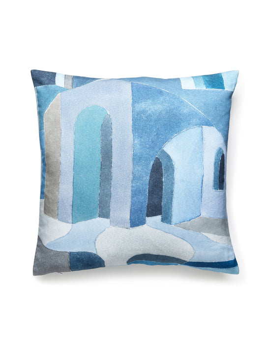 SCALAMANDRE PILLOWS   ABSTRACT 
GRAPHIC 
SCENIC SQUARE    - SC 0001RIADPILL NEW SKU # SCRIADPILL0001