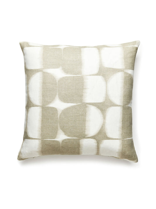 SCALAMANDRE PILLOWS   DOTS / CIRCLES 
GEOMETRIC 
STRIPE SQUARE    - SC 0001RIFTPILL NEW SKU # SCRIFTPILL0001