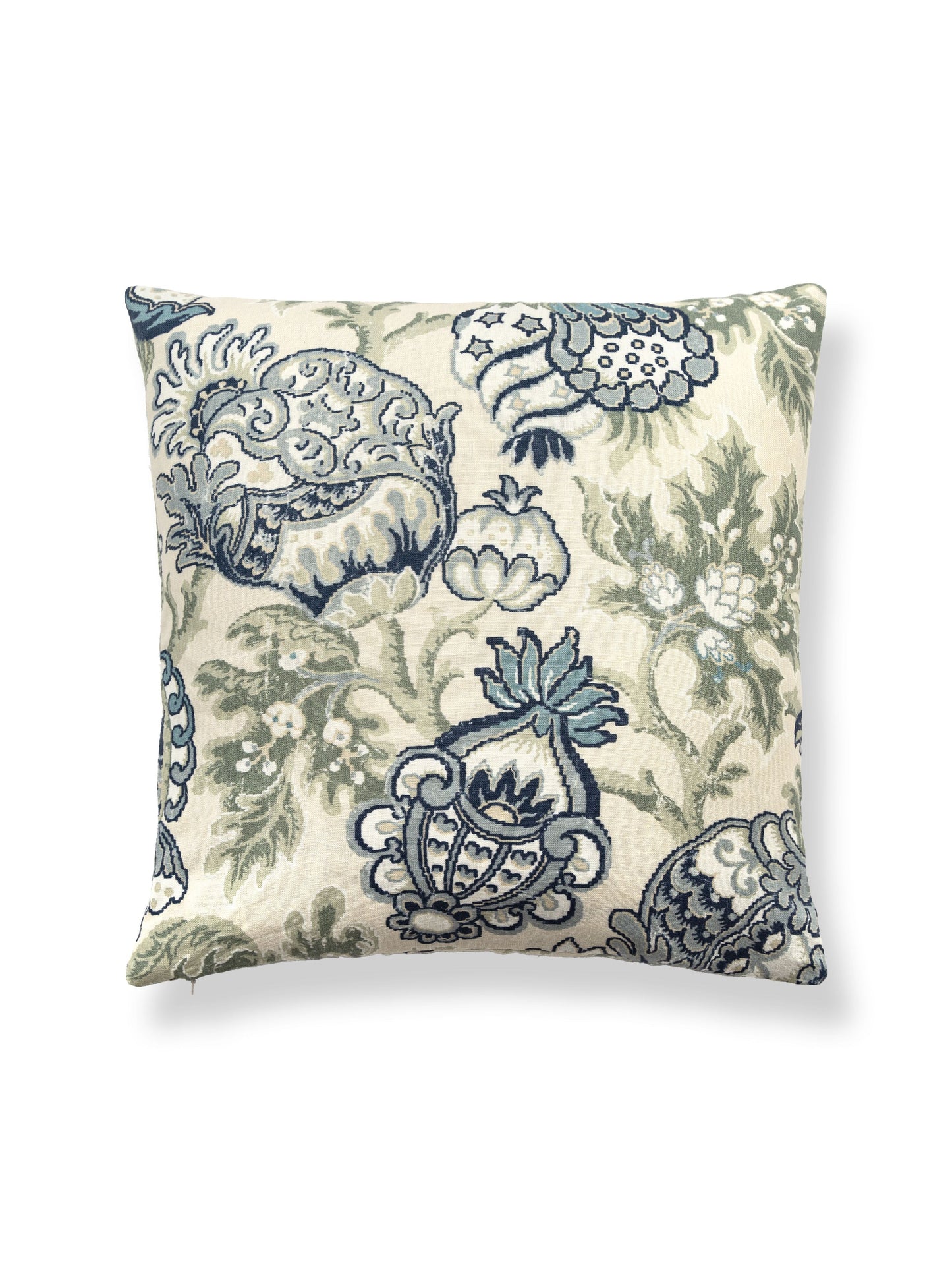 SCALAMANDRE PILLOWS   BOTANICAL / FOLIAGE 
FLORAL 
JACOBEAN / TREE OF LIFE SQUARE    - SC 0001SDDK16593 NEW SKU # SCSDDK165930001