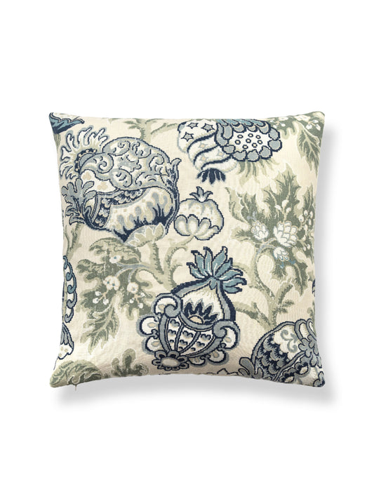 SCALAMANDRE PILLOWS   BOTANICAL / FOLIAGE 
FLORAL 
JACOBEAN / TREE OF LIFE SQUARE    - SC 0001SDDK16593 NEW SKU # SCSDDK165930001