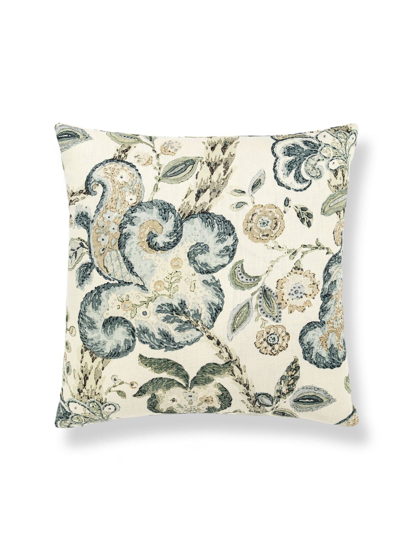 SCALAMANDRE PILLOWS   BOTANICAL / FOLIAGE 
FLORAL SQUARE    - SC 0001SDDK16603 NEW SKU # SCSDDK166030001
