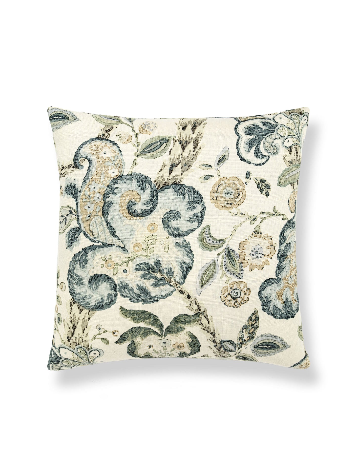 SCALAMANDRE PILLOWS   BOTANICAL / FOLIAGE 
FLORAL SQUARE    - SC 0001SDDK16603