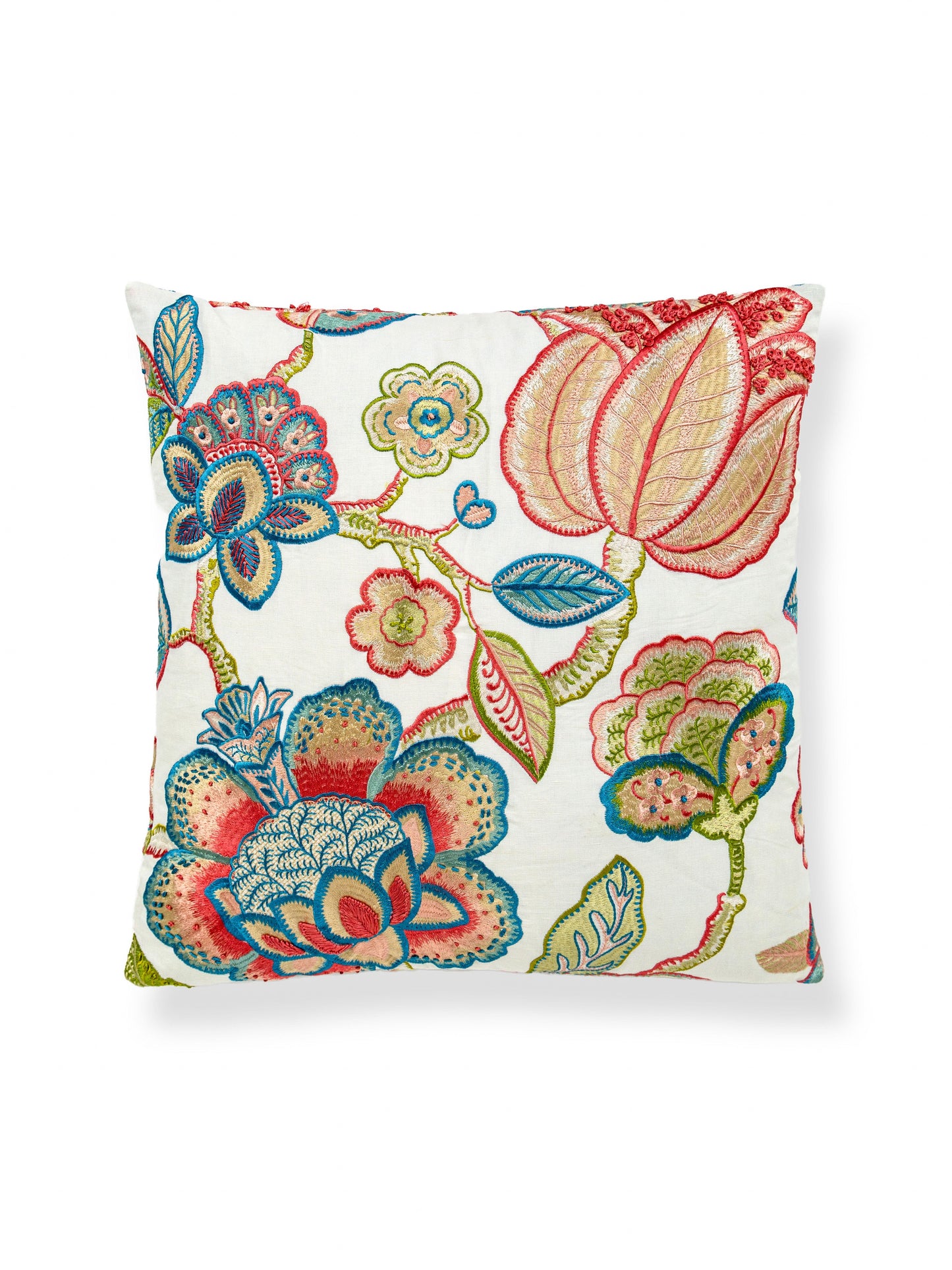 SCALAMANDRE PILLOWS   BOTANICAL / FOLIAGE 
FLORAL SQUARE    - SC 0001SDDK27126