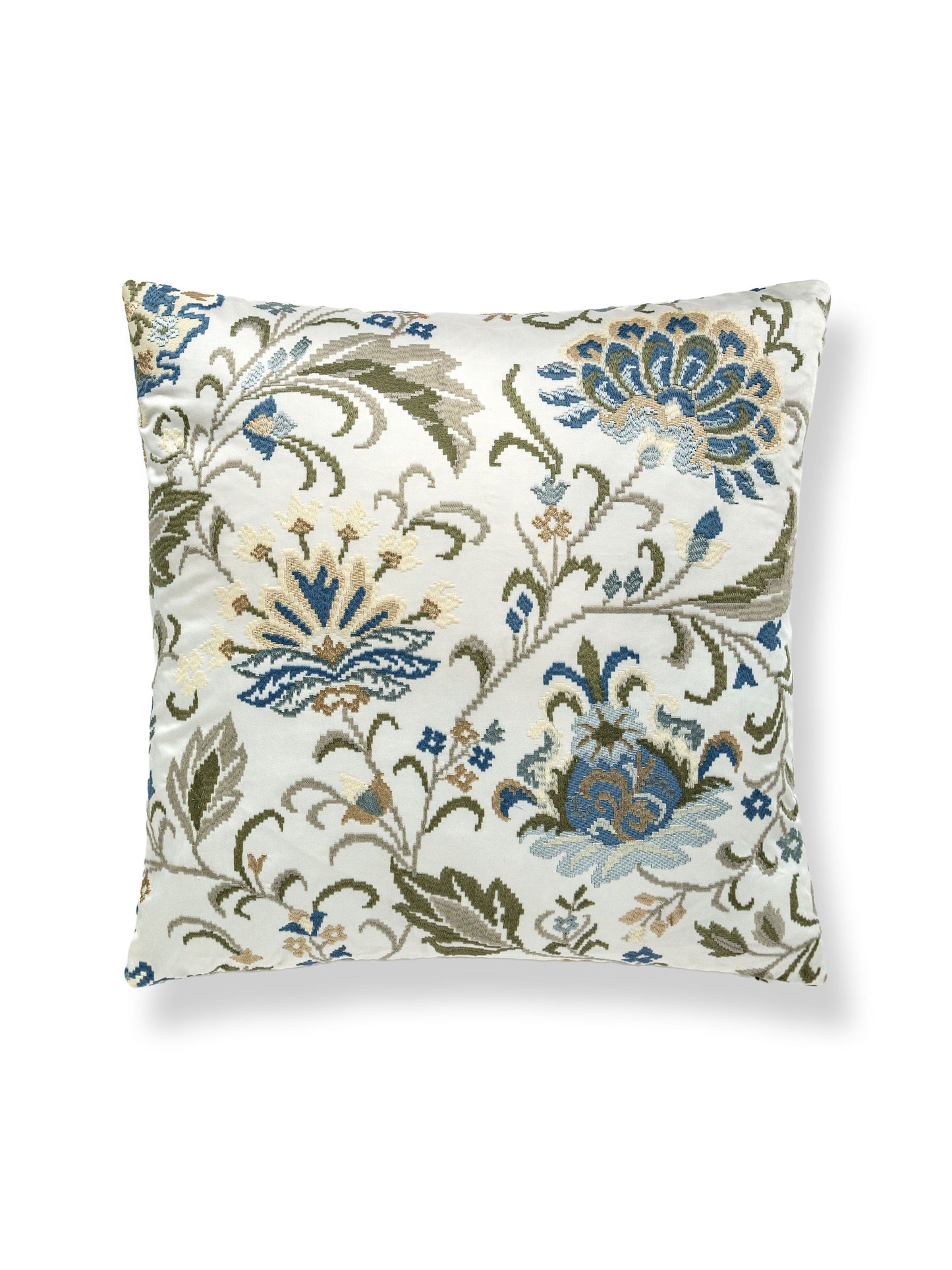 SCALAMANDRE PILLOWS   BOTANICAL / FOLIAGE 
FLORAL SQUARE    - SC 0001SDDK27173